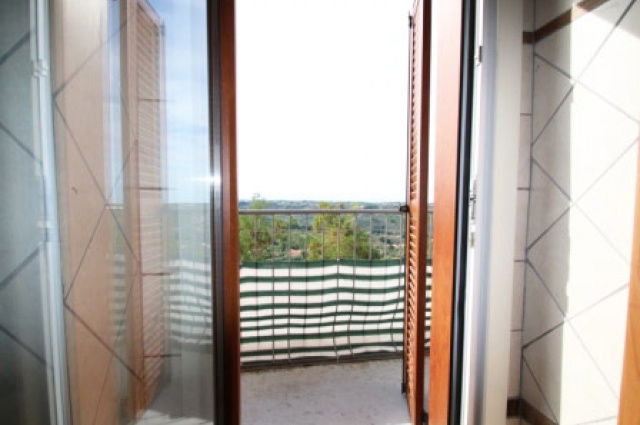 Balkon mit Aussicht auf die Altstadt